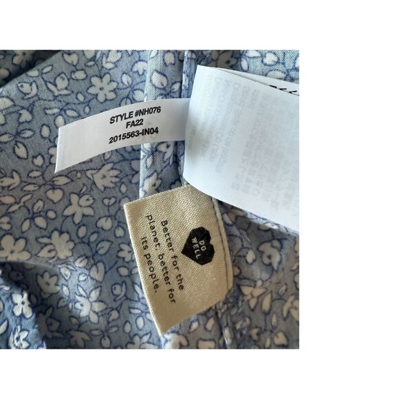 Madewell Puff Sleeve Midi Dress S Cottagecore Garden Peasant Floral Easter - Picture 11 of 13